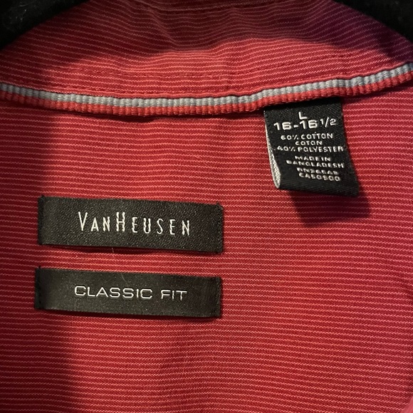 Van Heusen size L mens dress shirt - Picture 2 of 2